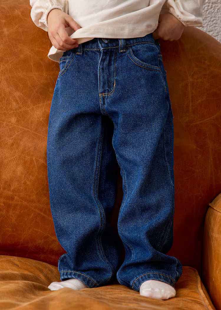 Pantalon en denim jean foncé