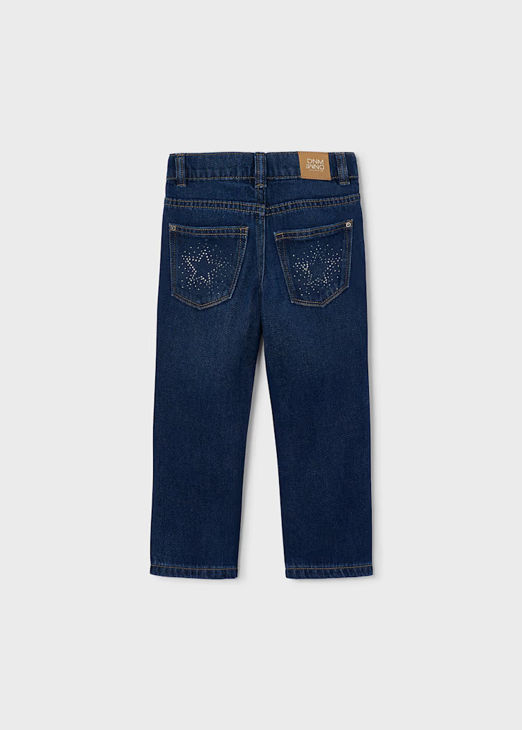 Pantalon en denim jean foncé