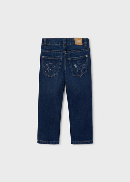 Pantalon en denim jean foncé