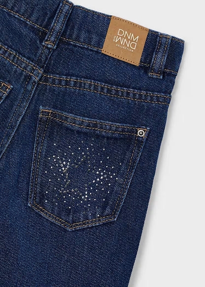 Pantalon en denim jean foncé