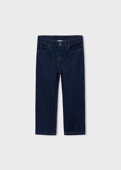 Pantalon en denim wide leg dark indigo
