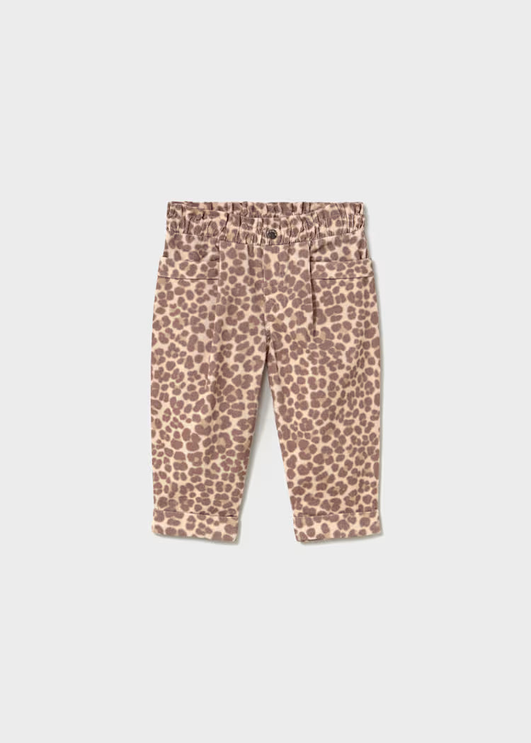 Pantalon en velours côtelé noix