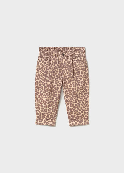 Pantalon en velours côtelé noix