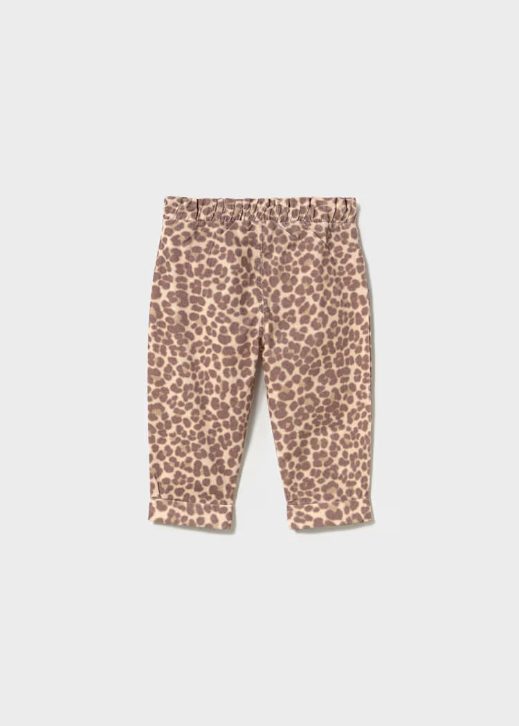 Pantalon en velours côtelé noix