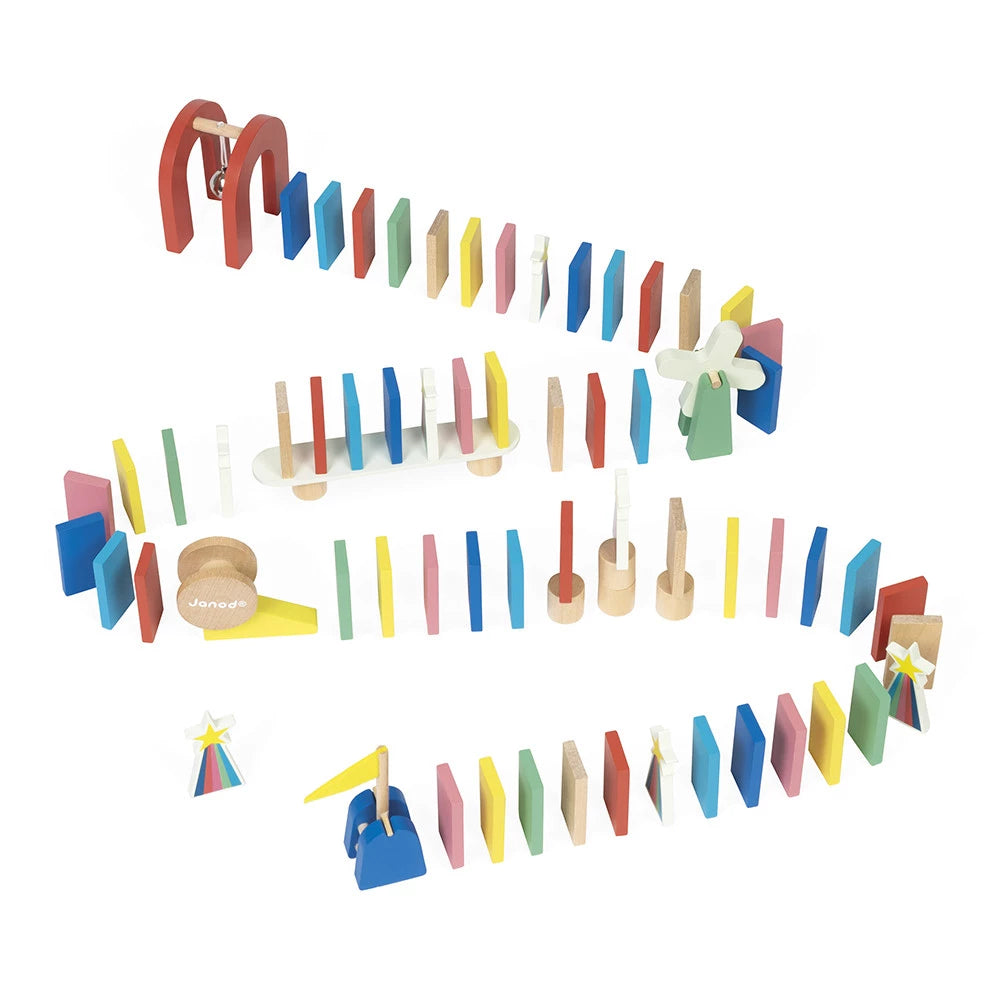 Parcours de dominos