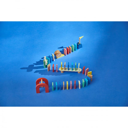 Parcours de dominos