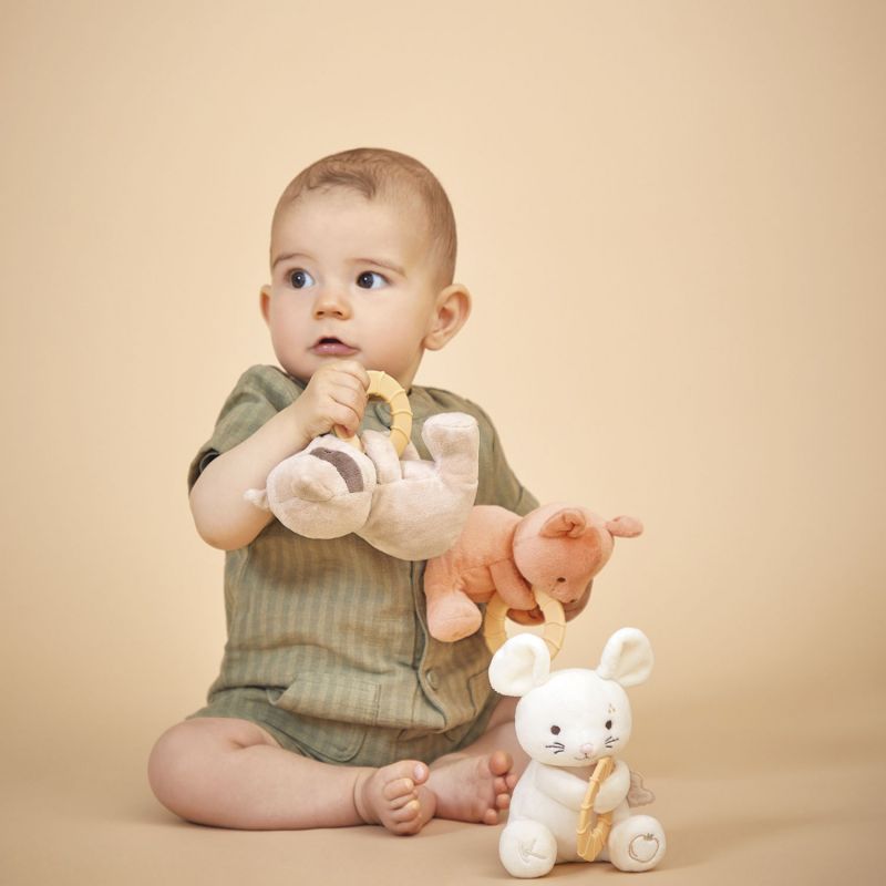 Peluche anneau de dentition souris