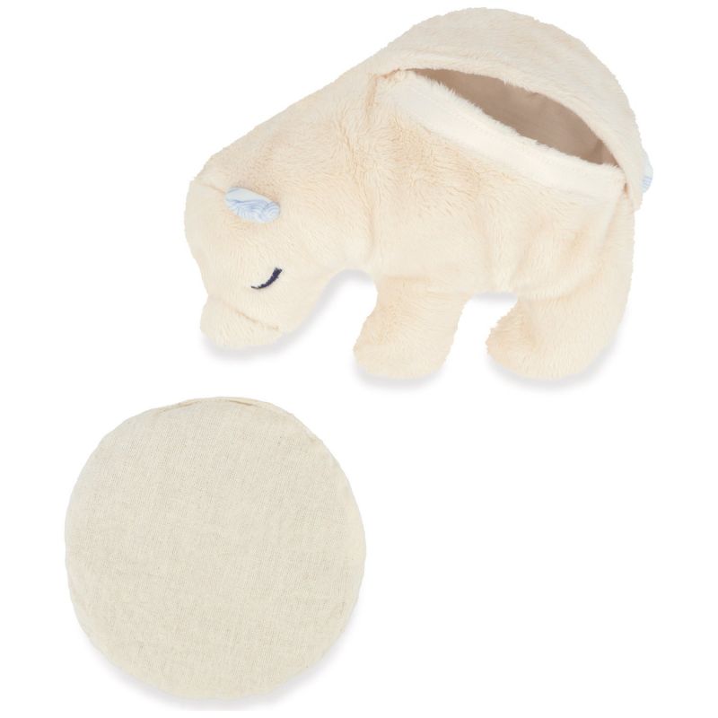 Peluche bouillotte bien-être ours petit calme