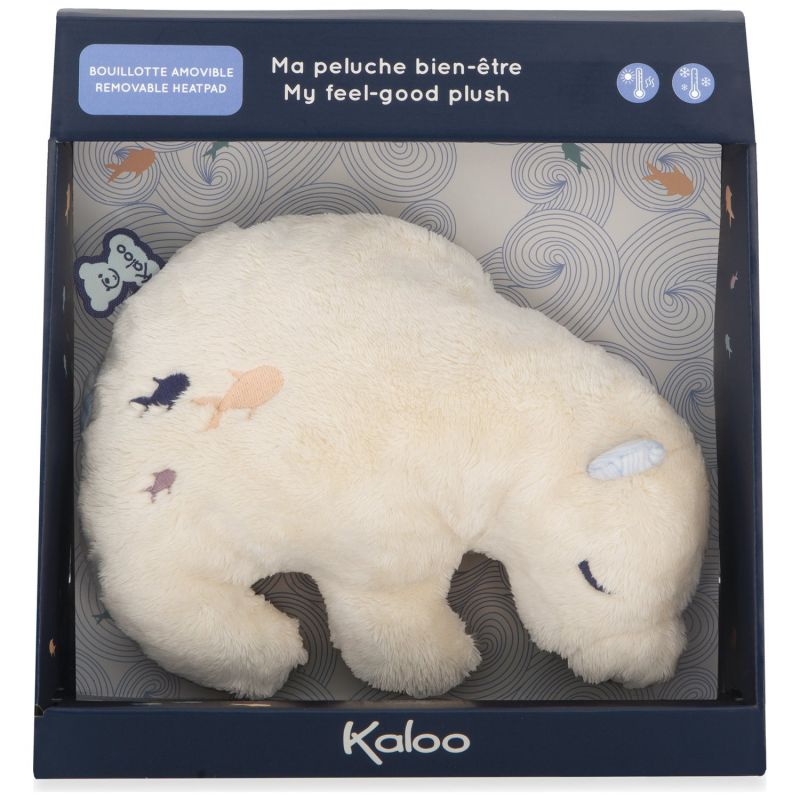 Peluche bouillotte bien-être ours petit calme