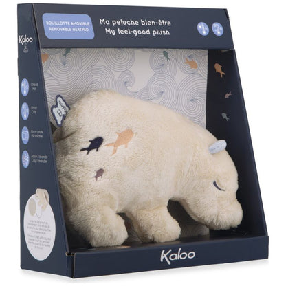 Peluche bouillotte bien-être ours petit calme