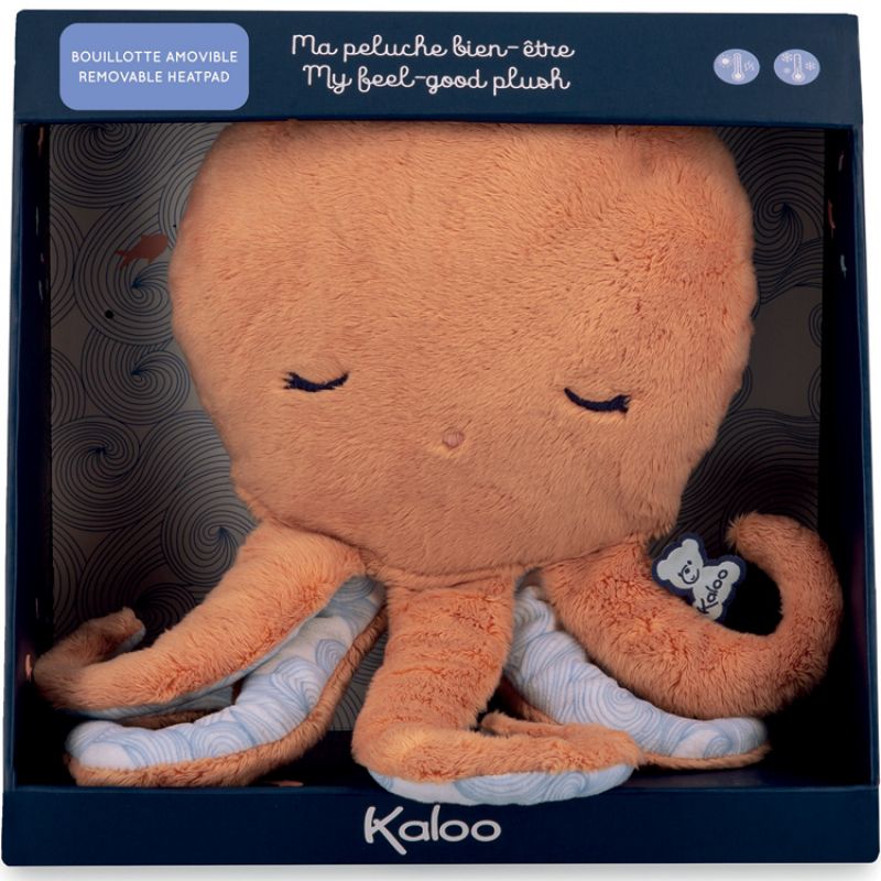 Peluche bouillote chaud et froid poulpe