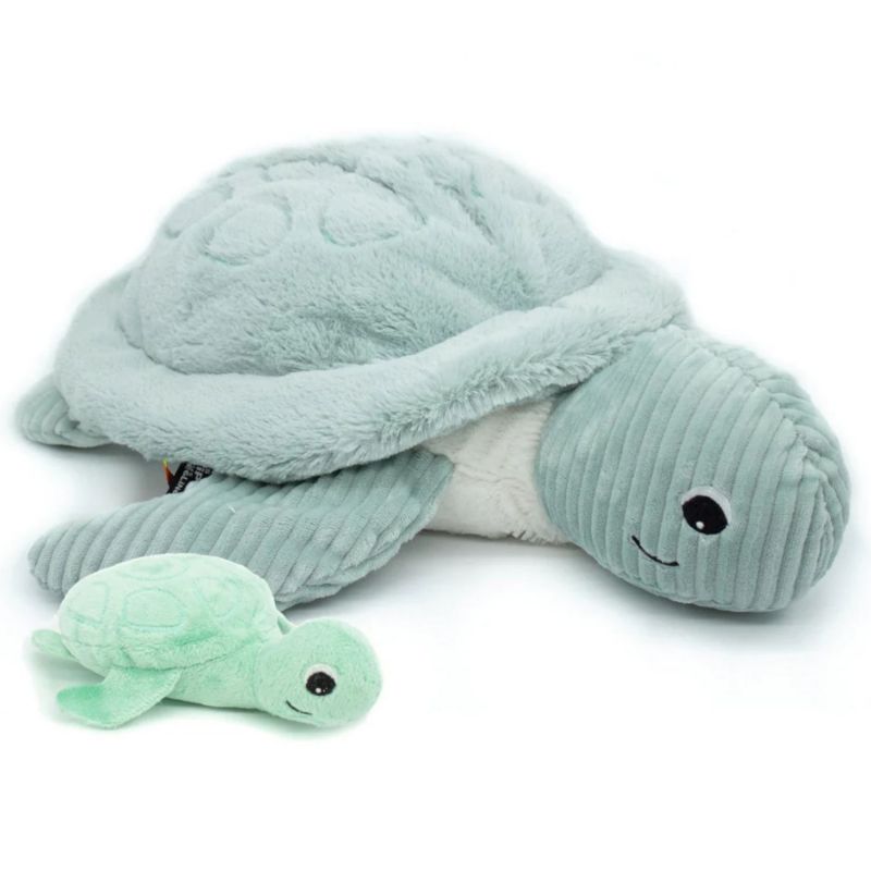 Ptipotos Tortue géante maman bébé menthe
