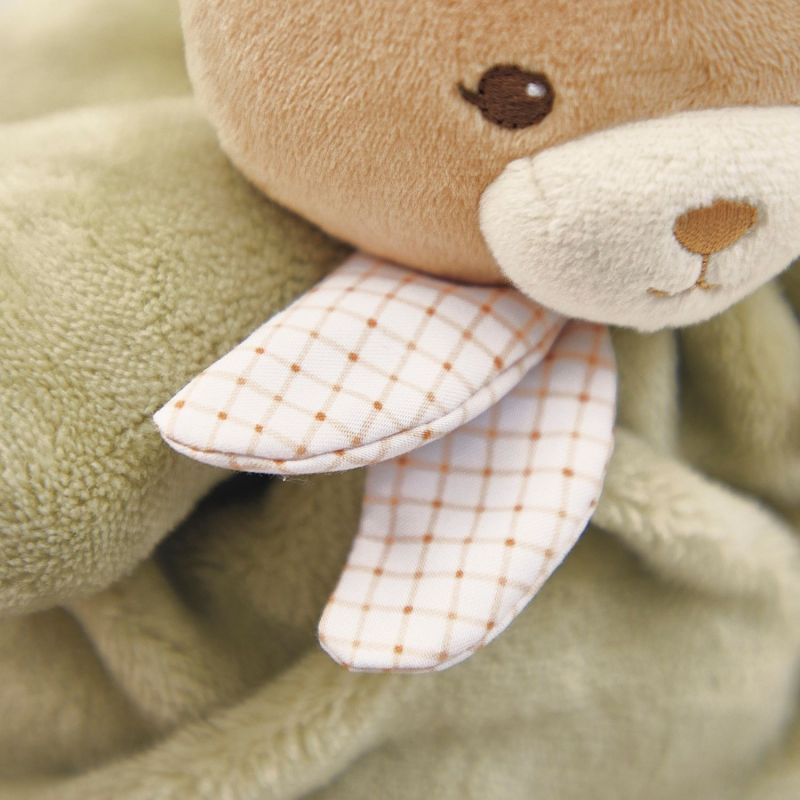 Peluche ours patapouf vert 17 cm