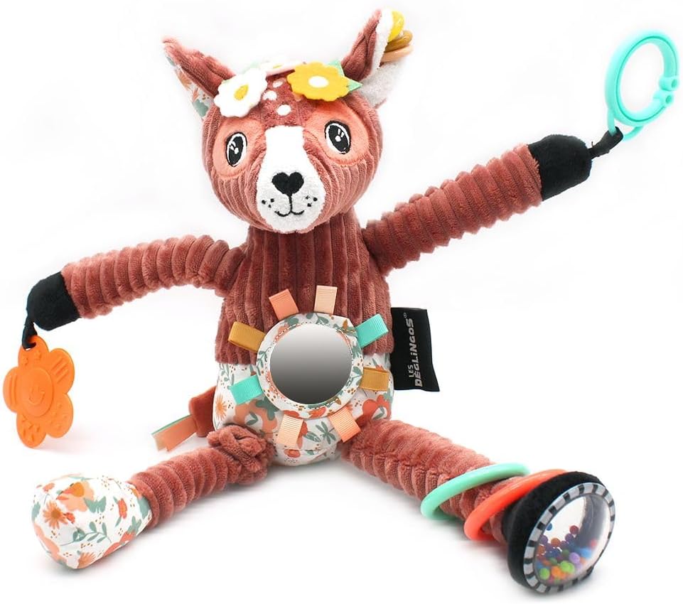 Peluche d'activités nomade Melimelos la biche