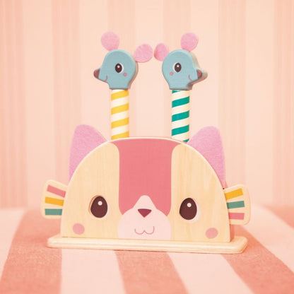 Jouet en bois Pop-up Jeanne le chat