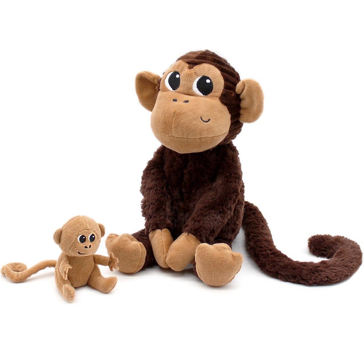 Ptipotos maman bébé singe chocolat