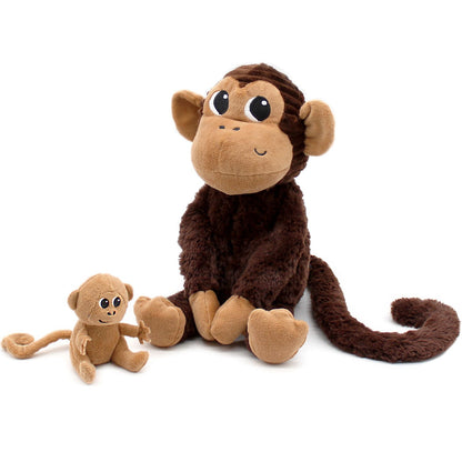 Ptipotos maman bébé singe chocolat