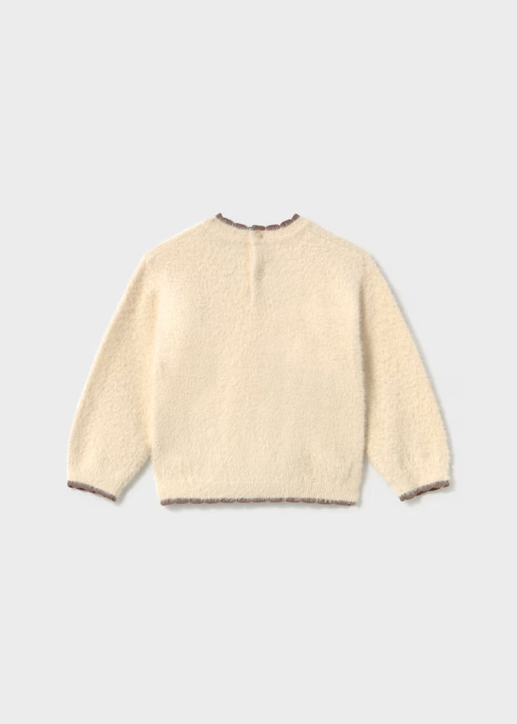 Pull fourrure bébé soja