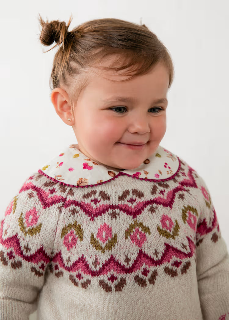 Pull jacquard milk vigoré