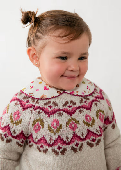 Pull jacquard milk vigoré