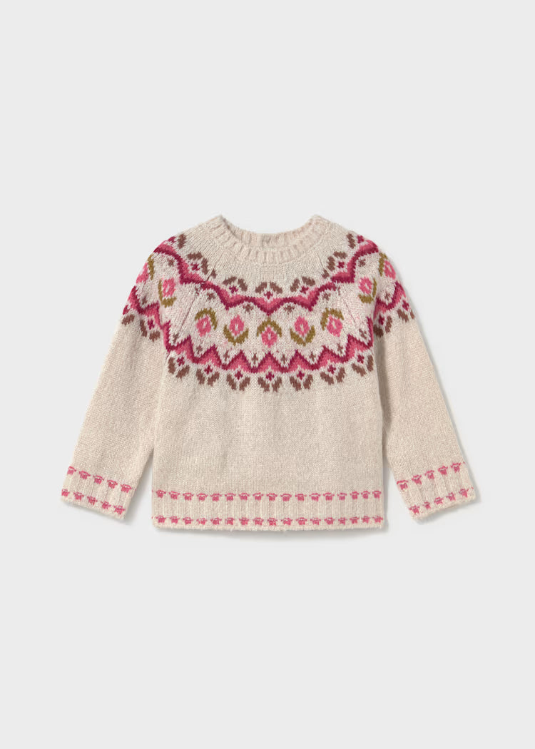 Pull jacquard milk vigoré