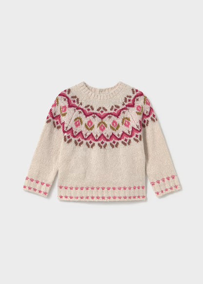 Pull jacquard milk vigoré