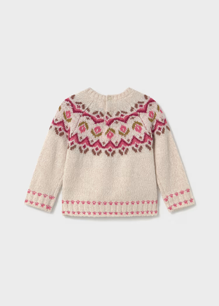 Pull jacquard milk vigoré