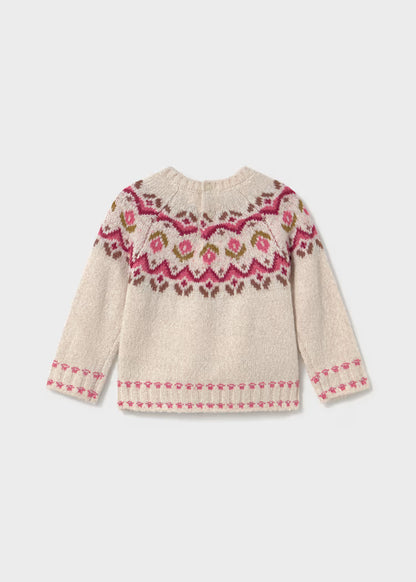 Pull jacquard milk vigoré