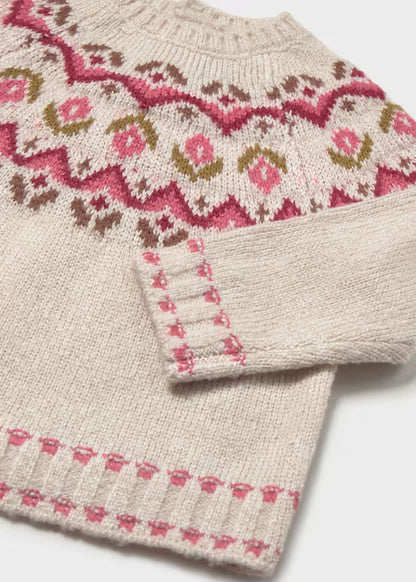 Pull jacquard milk vigoré