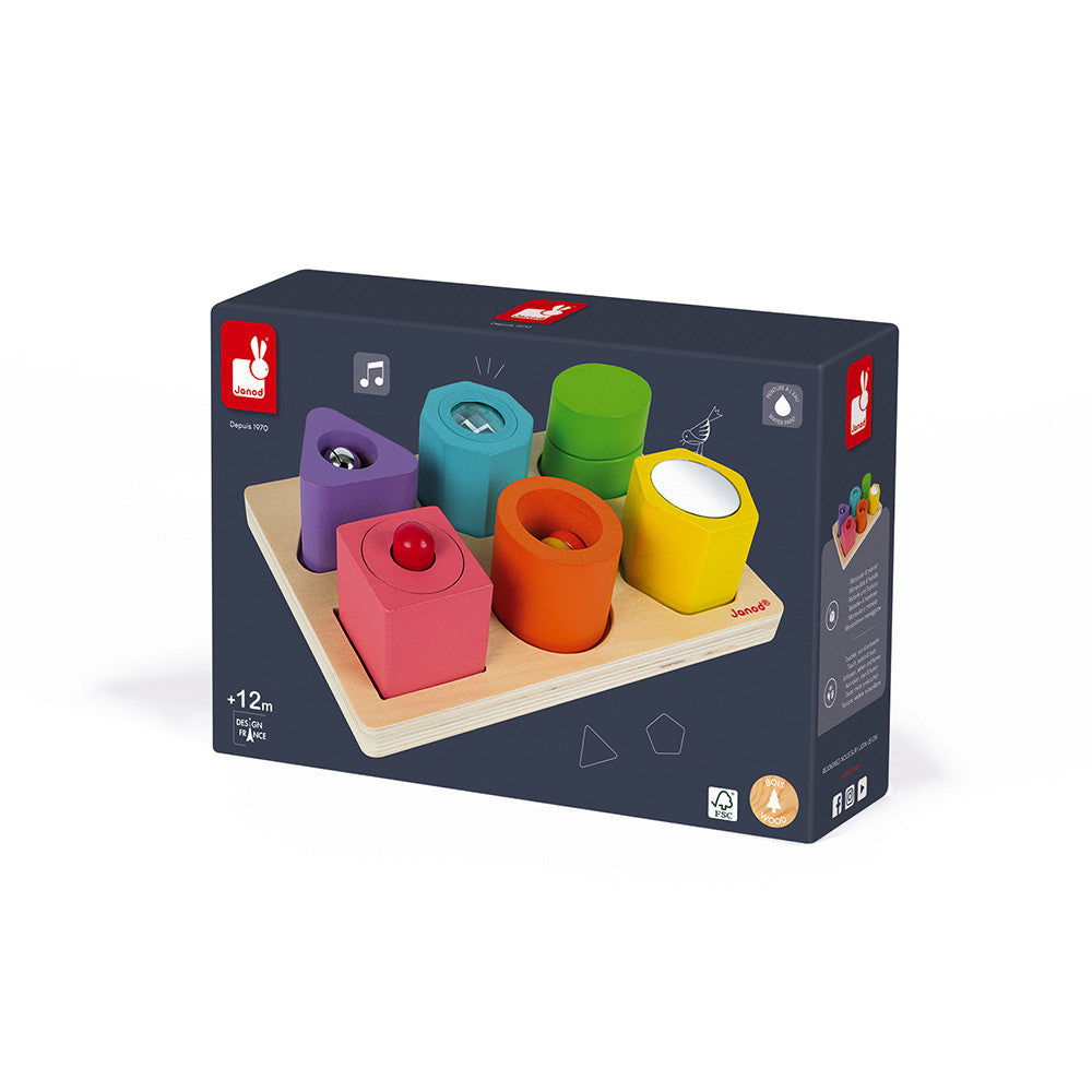 Puzzle 6 cubes sensoriels
