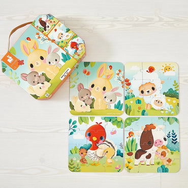 Puzzles évolutifs Animaux ferme