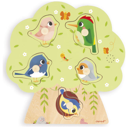 Puzzle sonore oiseau