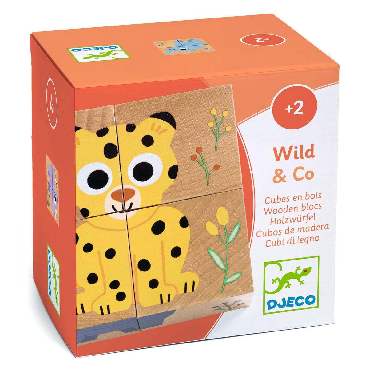 Puzzle cubes Wild & Co ( 4 cubes )