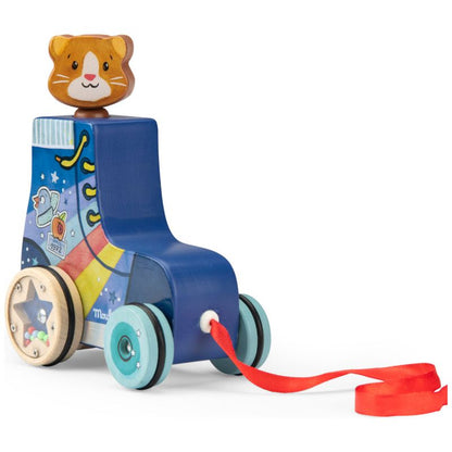 Roller à tirer Puce et Pilou