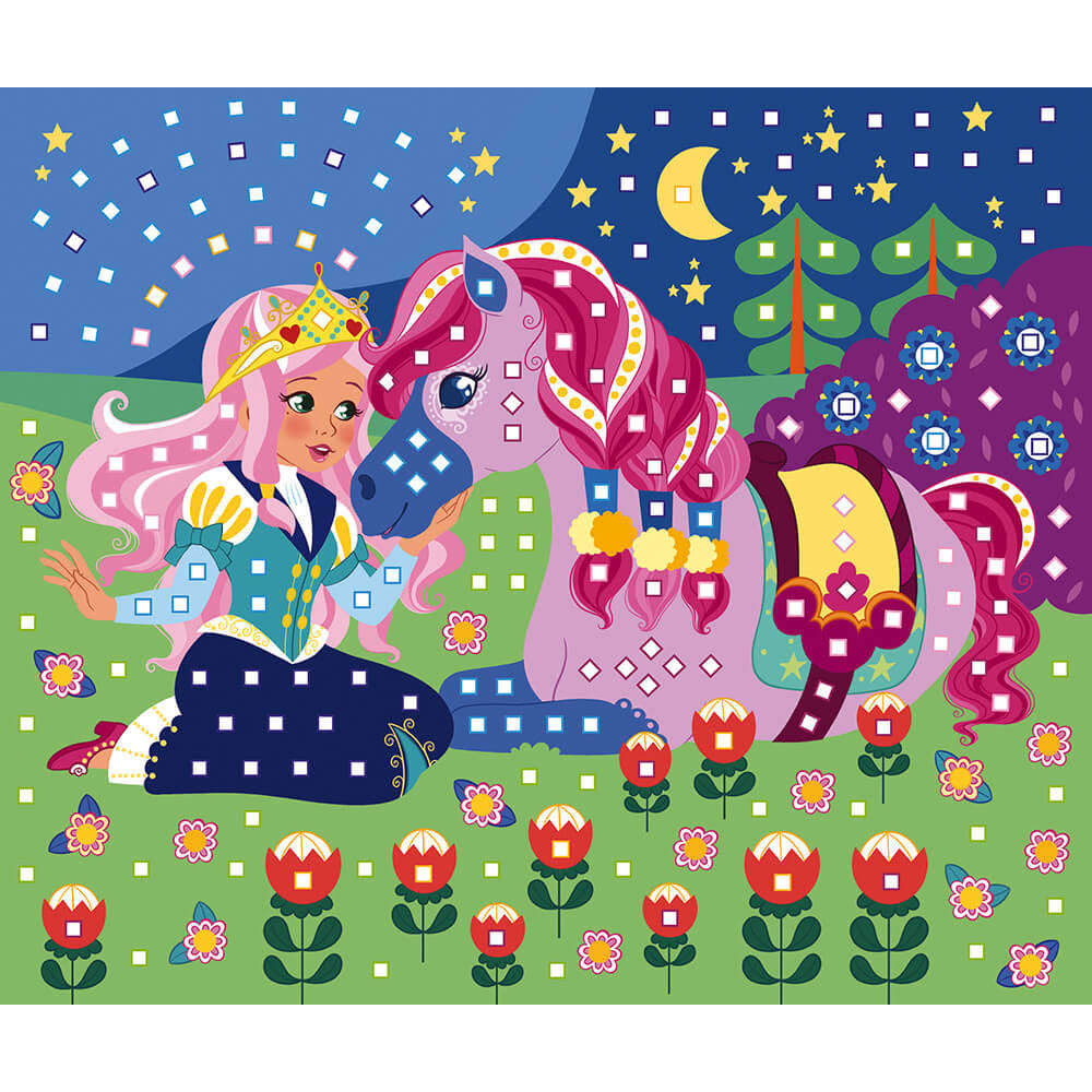 Mosaïques Poneys et licornes