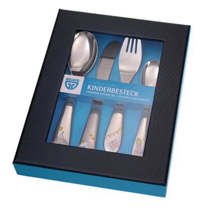 Set de 4 couverts enfant inox animaux