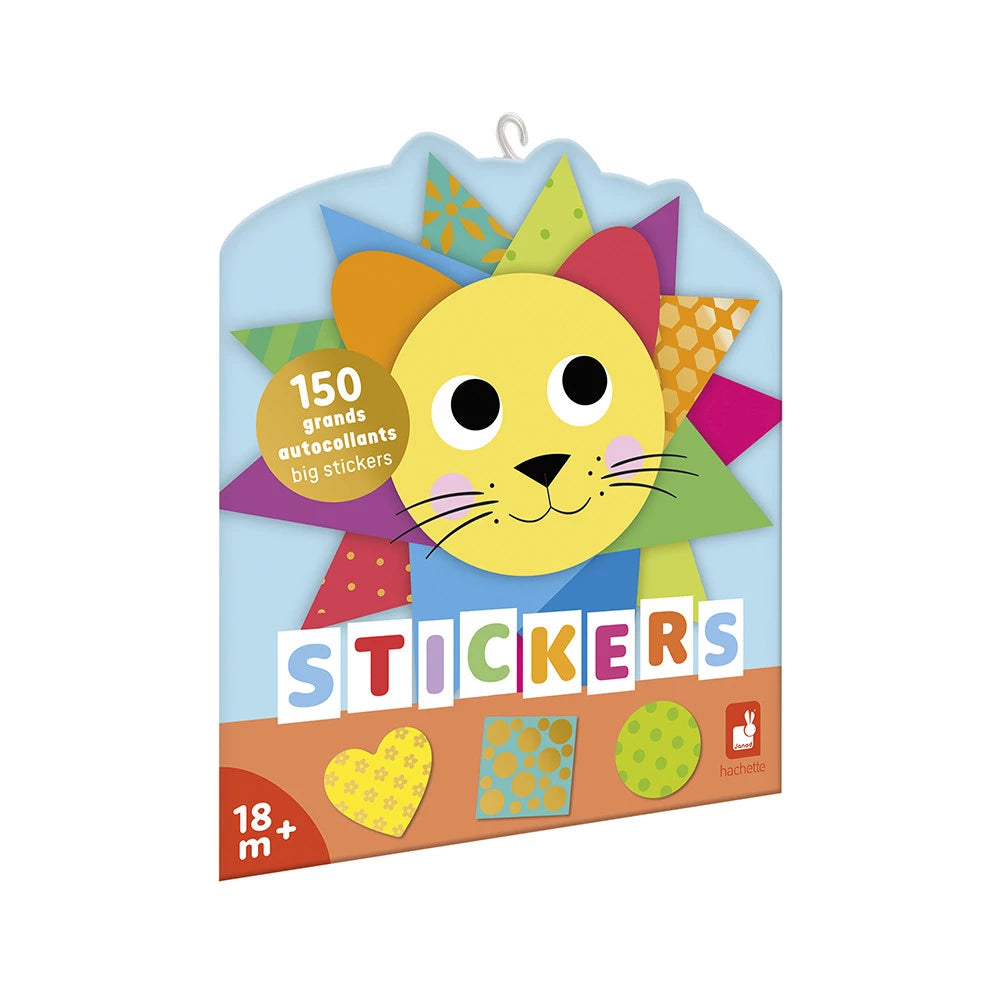 150 stickers en planches formes géométriques