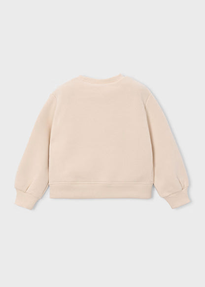 Sweat à appliques tofu