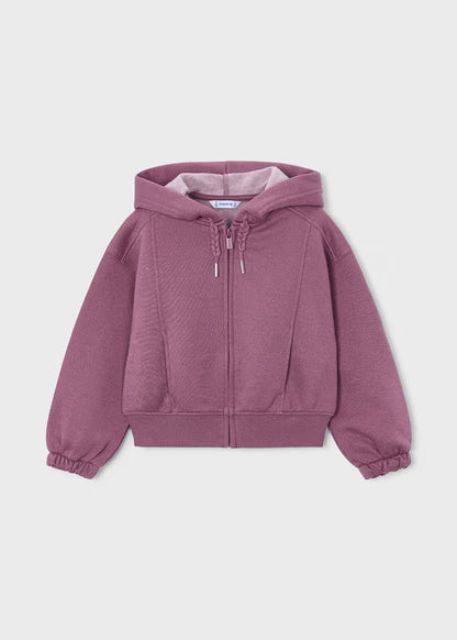 Sweat zippé violet vigoré