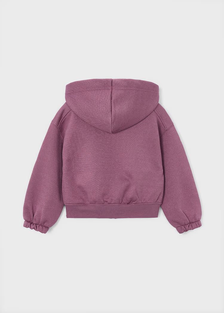 Sweat zippé violet vigoré