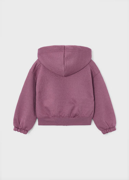 Sweat zippé violet vigoré