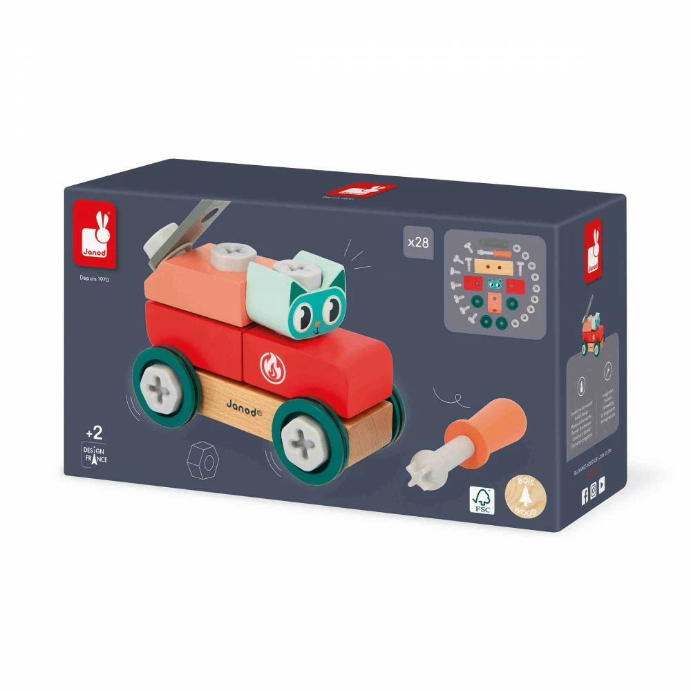Voiture à bricoler chat Brico'Kids